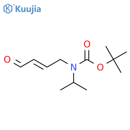 tert-butyl N-(4-oxobut-2-en-1-yl)-N-(propan-2-yl)carbamate structure
