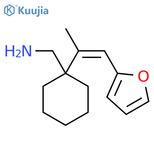 {1-1-(furan-2-yl)prop-1-en-2-ylcyclohexyl}methanamine structure