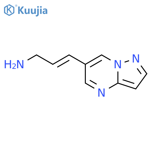 3-{pyrazolo1,5-apyrimidin-6-yl}prop-2-en-1-amine structure