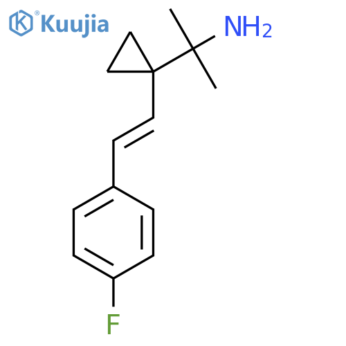 2-{1-2-(4-fluorophenyl)ethenylcyclopropyl}propan-2-amine structure