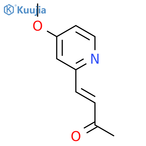 4-(4-methoxypyridin-2-yl)but-3-en-2-one structure