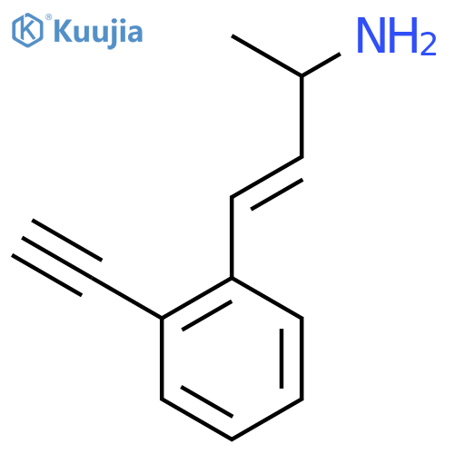 4-(2-ethynylphenyl)but-3-en-2-amine structure