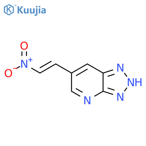 6-(2-nitroethenyl)-3H-1,2,3triazolo4,5-bpyridine structure