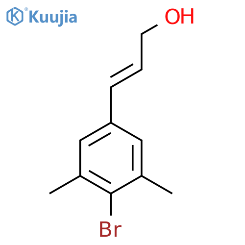 3-(4-bromo-3,5-dimethylphenyl)prop-2-en-1-ol structure