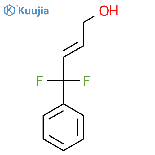 4,4-difluoro-4-phenylbut-2-en-1-ol structure