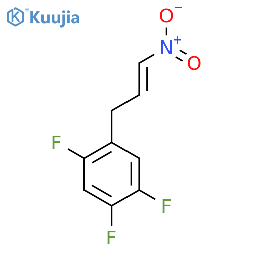 1,2,4-trifluoro-5-(3-nitroprop-2-en-1-yl)benzene structure