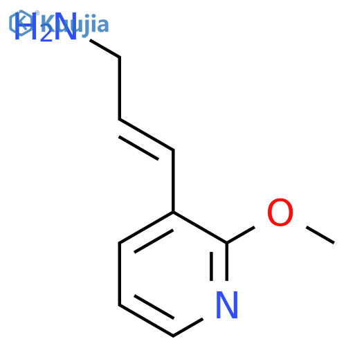 3-(2-Methoxypyridin-3-yl)prop-2-en-1-amine structure