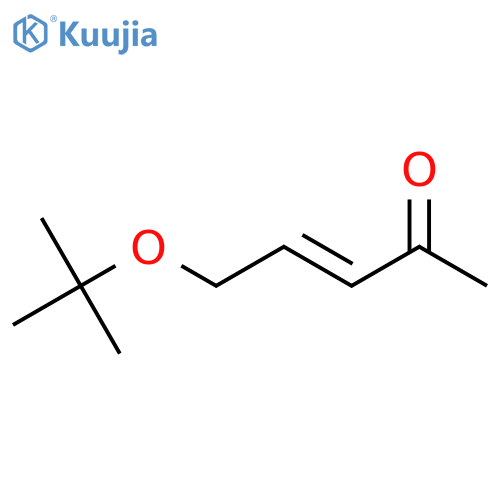 5-(tert-butoxy)pent-3-en-2-one structure
