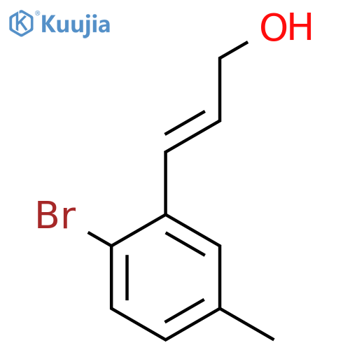3-(2-bromo-5-methylphenyl)prop-2-en-1-ol structure