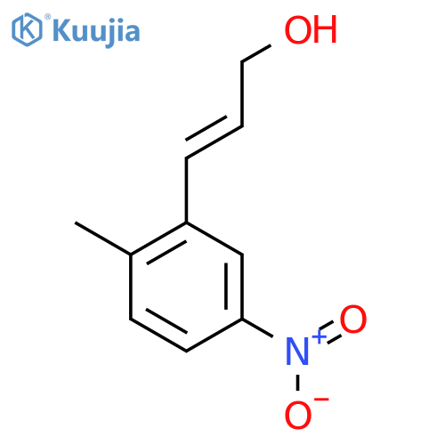 3-(2-methyl-5-nitrophenyl)prop-2-en-1-ol structure