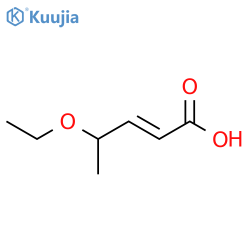 4-ethoxypent-2-enoic acid structure