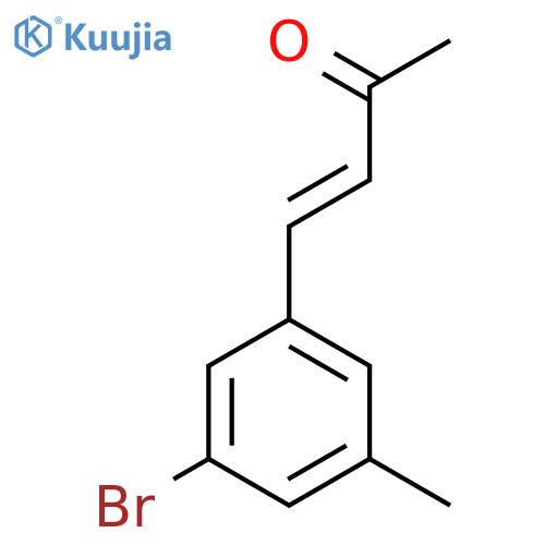 4-(3-bromo-5-methylphenyl)but-3-en-2-one structure