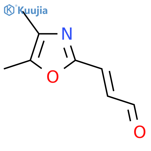 3-(dimethyl-1,3-oxazol-2-yl)prop-2-enal structure