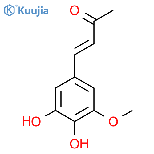 4-(3,4-dihydroxy-5-methoxyphenyl)but-3-en-2-one structure