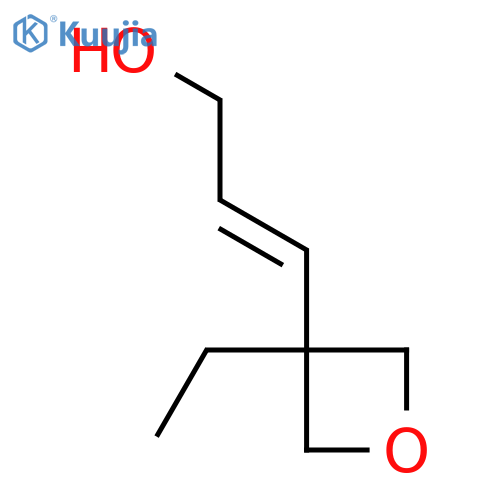 3-(3-ethyloxetan-3-yl)prop-2-en-1-ol structure