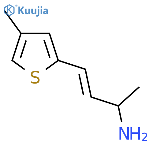 4-(4-methylthiophen-2-yl)but-3-en-2-amine structure