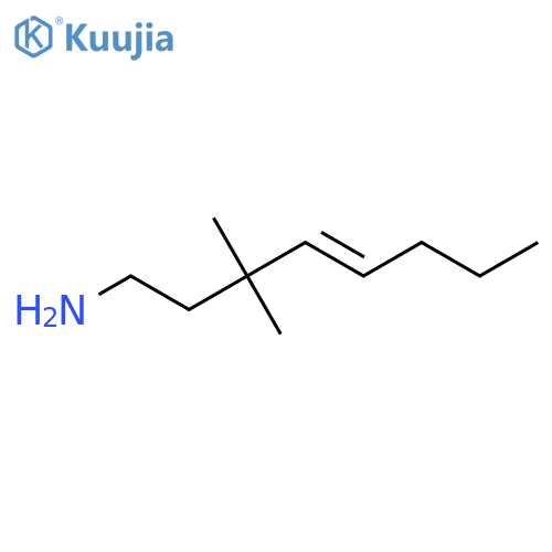 3,3-dimethyloct-4-en-1-amine structure