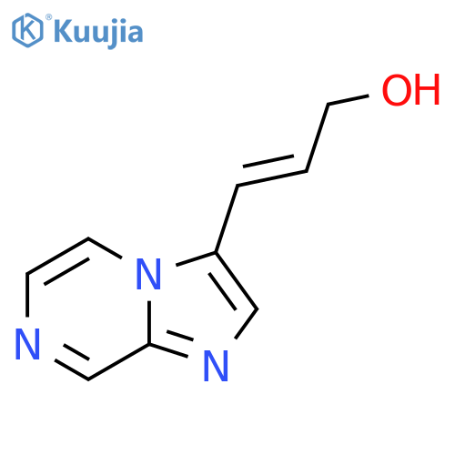 3-{imidazo1,2-apyrazin-3-yl}prop-2-en-1-ol structure