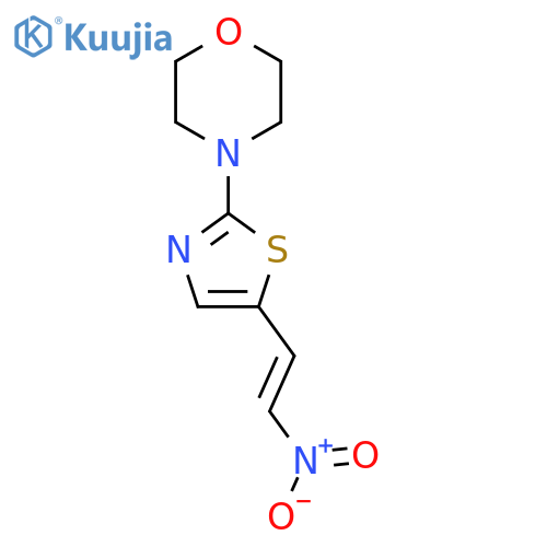 4-5-(2-nitroethenyl)-1,3-thiazol-2-ylmorpholine structure