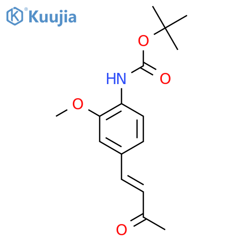tert-butyl N-2-methoxy-4-(3-oxobut-1-en-1-yl)phenylcarbamate structure