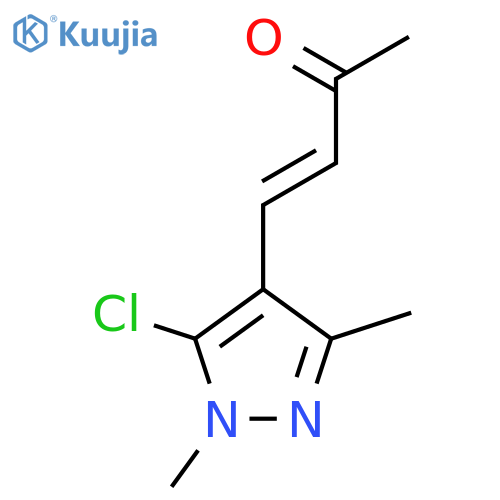 4-(5-chloro-1,3-dimethyl-1H-pyrazol-4-yl)but-3-en-2-one structure