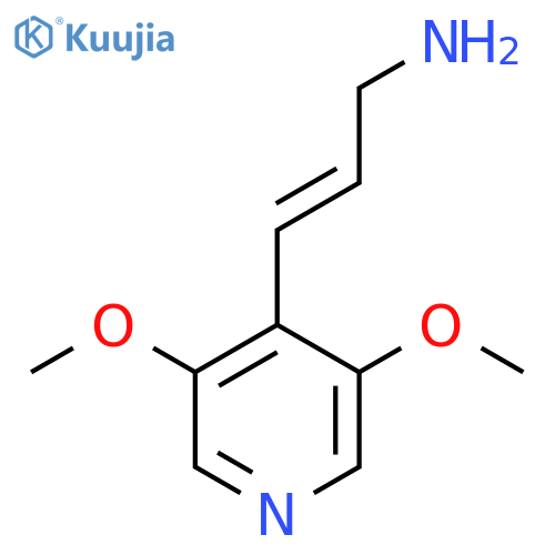 3-(3,5-dimethoxypyridin-4-yl)prop-2-en-1-amine structure
