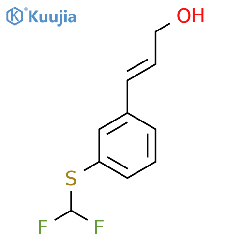 3-{3-(difluoromethyl)sulfanylphenyl}prop-2-en-1-ol structure