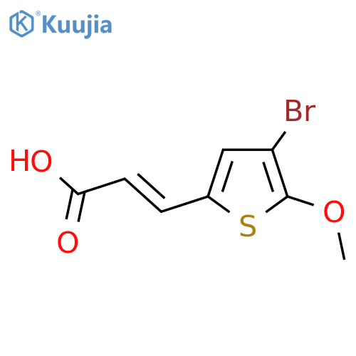 3-(4-bromo-5-methoxythiophen-2-yl)prop-2-enoic acid structure