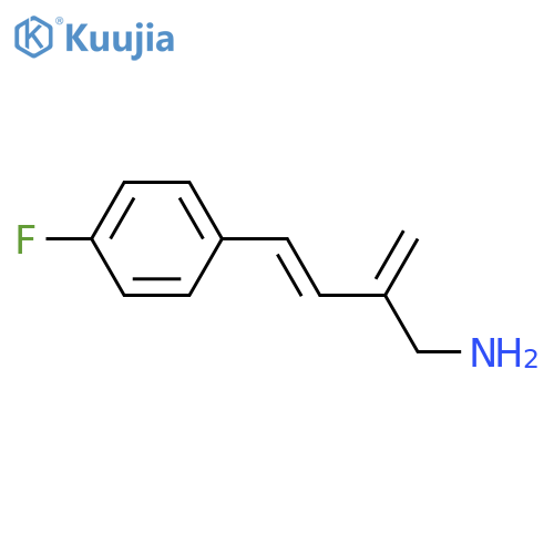1-[3-(Aminomethyl)buta-1,3-dien-1-yl]-4-fluorobenzene structure