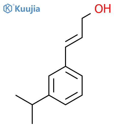 3-3-(propan-2-yl)phenylprop-2-en-1-ol structure