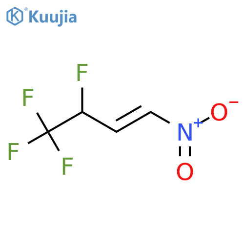3,4,4,4-tetrafluoro-1-nitrobut-1-ene structure