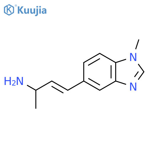 4-(1-methyl-1H-1,3-benzodiazol-5-yl)but-3-en-2-amine structure