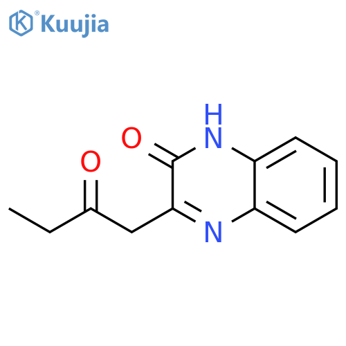 2(1H)-Quinoxalinone, 3-(2-oxobutyl)- structure