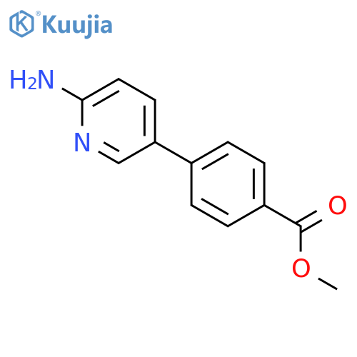 Methyl 4-(6-aminopyridin-3-yl)benzoate structure