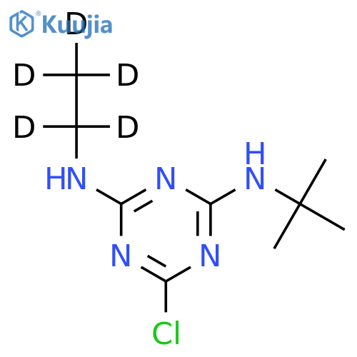 Terbuthylazine-(ethyl-d5) structure