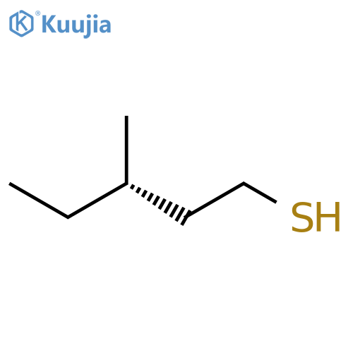 (3S)-3-methylpentane-1-thiol structure