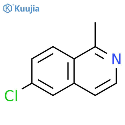 6-chloro-1-methylisoquinoline structure