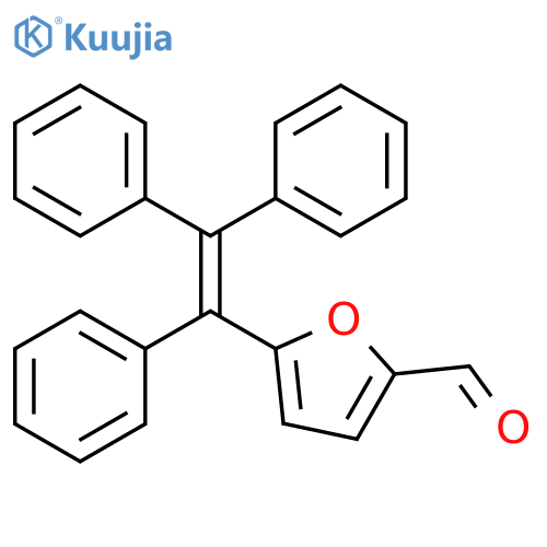 5-(1,2,2-triphenylvinyl)furan-2-carbaldehyde structure