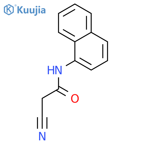 2-Cyano-N-(naphthalen-1-yl)acetamide structure