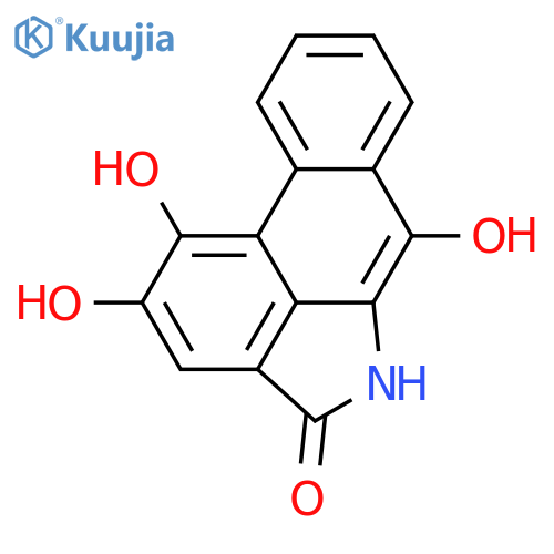1,2,6-Trihydroxydibenz[cd,f]indol-4(5H)-one structure