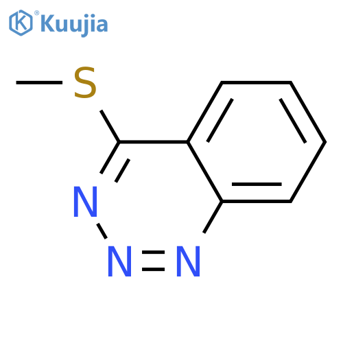1,2,3-Benzotriazine,4-(methylthio)- structure