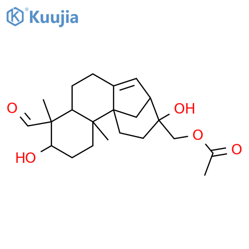 8(13)-Aphidicolene-3,16,17,18-tetrol; (3α,16β)-form, 18-Aldehyde, 17-Ac structure