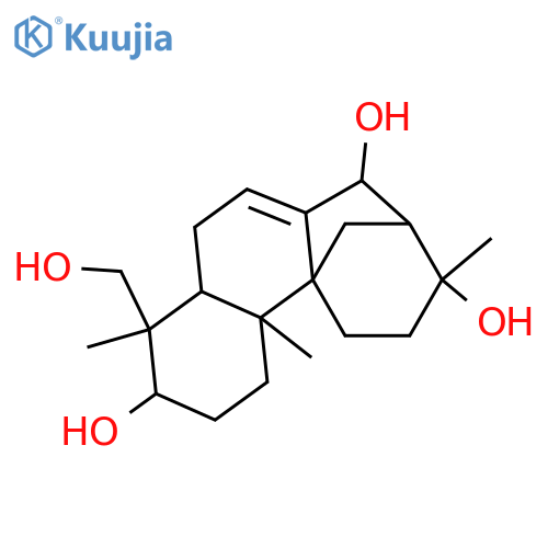 7-Aphidicolene-3,13,16,18-tetrol; (3α,13β,16β)-form structure