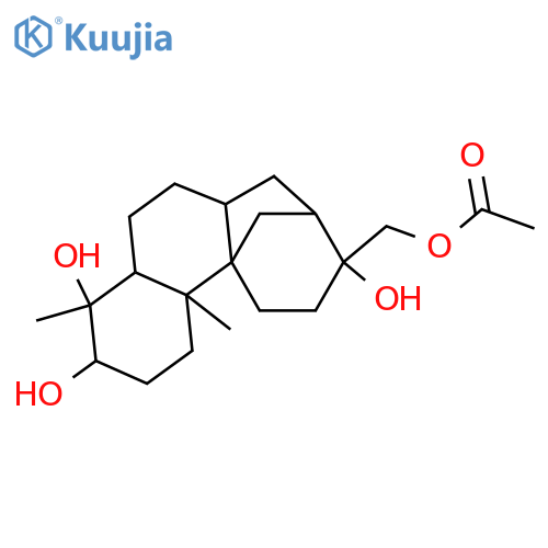 18-Nor-3,4,16,17-aphidicolanetetrol; (3α,4α,16β)-form, 17-Ac structure