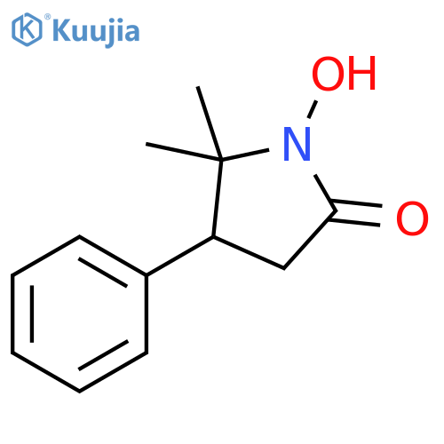 2-Pyrrolidinone, 1-hydroxy-5,5-dimethyl-4-phenyl- structure