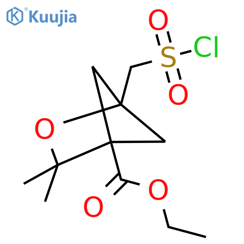 ethyl 1-(chlorosulfonyl)methyl-3,3-dimethyl-2-oxabicyclo2.1.1hexane-4-carboxylate structure