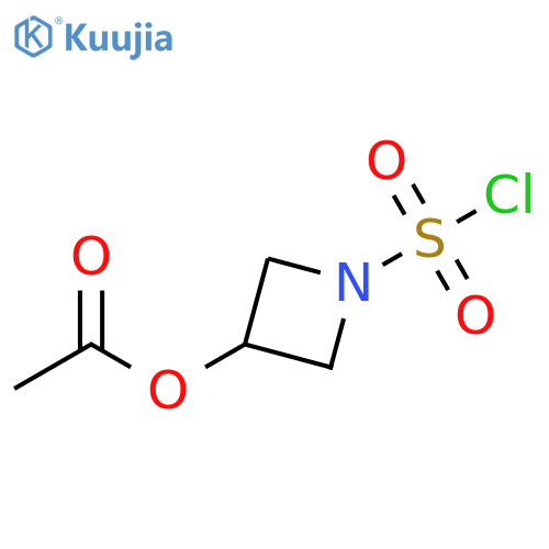 1-(chlorosulfonyl)azetidin-3-yl acetate structure