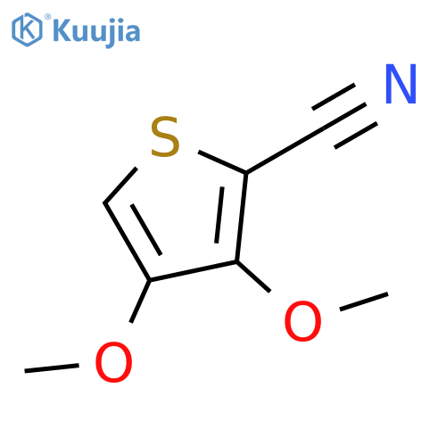 3,4-dimethoxythiophene-2-carbonitrile structure