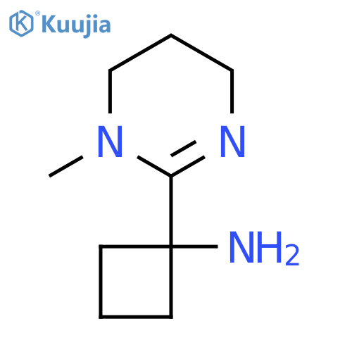 1-(1-Methyl-1,4,5,6-tetrahydropyrimidin-2-yl)cyclobutan-1-amine structure