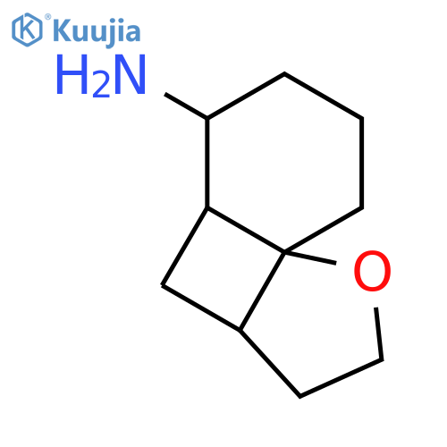 2-oxatricyclo5.4.0.0,1,5undecan-8-amine structure